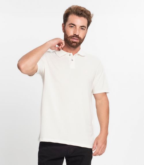 Polo Básica Masculina Diametro Bege