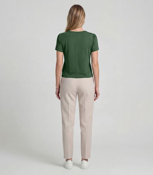 Blusa Feminina Em Visco Tricot Infinita Cor Verde