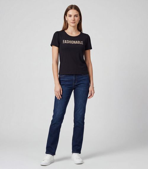 Blusa Feminina Em Visco Tricot Infinita Cor Preto