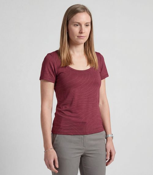 Blusa Feminina em Malha Visco Infinita Cor Vermelho