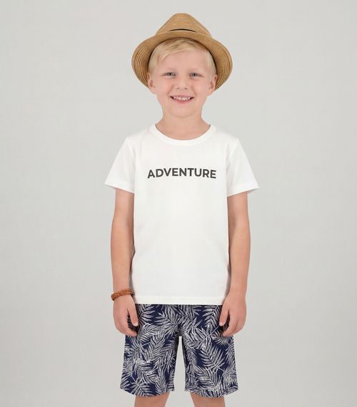Conjunto Infantil Camiseta Com Bermuda Select Azul