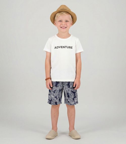 Conjunto Infantil Camiseta Com Bermuda Select Azul