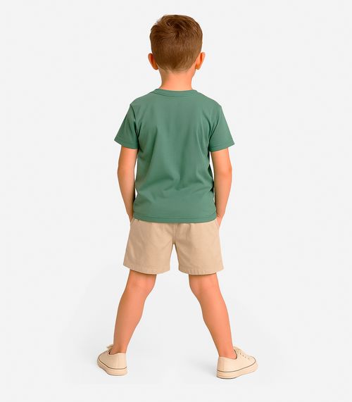 Conjunto Infantil Camiseta Com Bermuda Select Verde