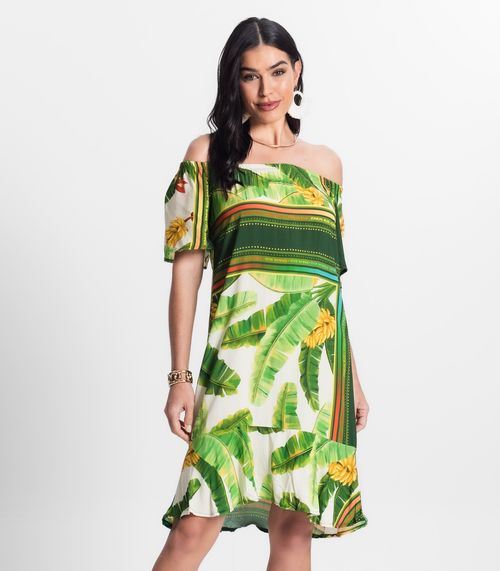 Vestido Ciganinha Infinita Cor Verde