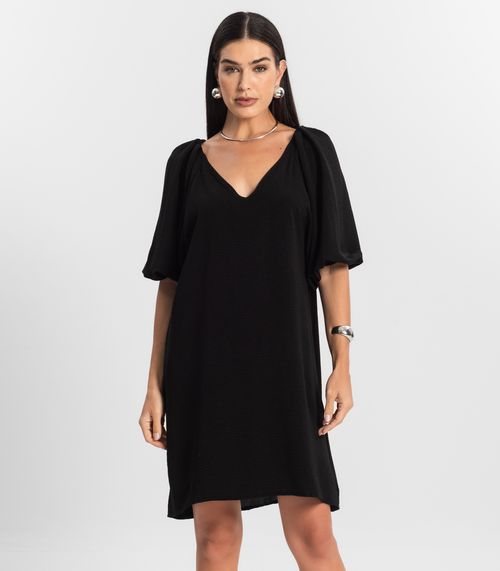 Vestido Feminino Liso Select Preto