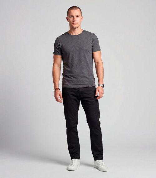 Calça Masculina Em Sarja Com Bolsos Sea Surf Preto
