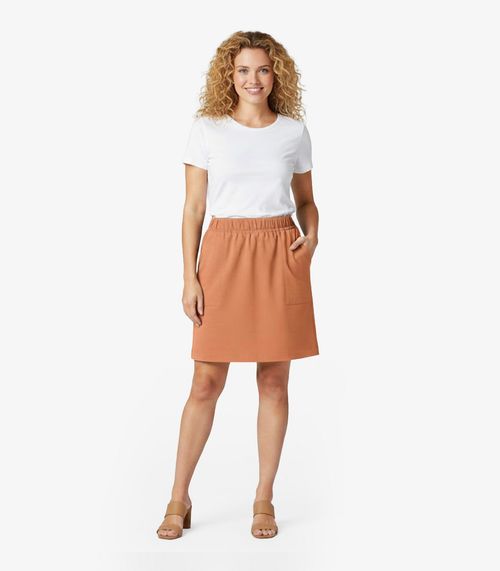 Saia Feminina em Molecotton Infinita Cor Marrom