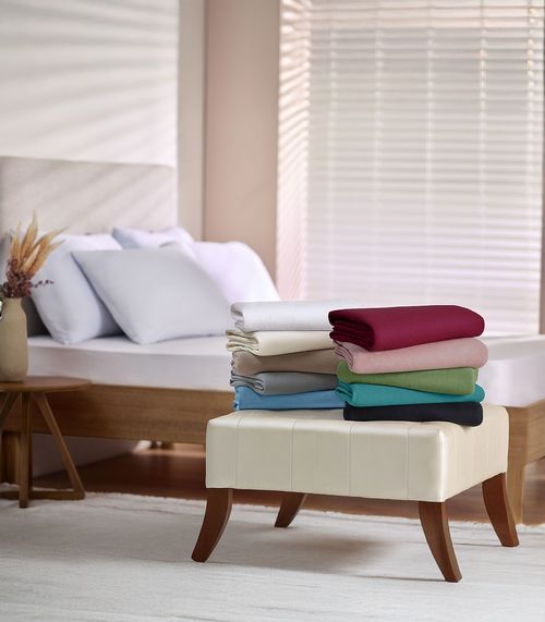 Jogo De Cama King Malha 3 Peças Liso Vivaldi Preto