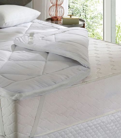 Pillow Top Super Volumoso Solteiro Lar e Lazer Branco