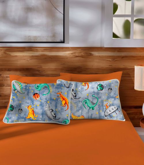 Jogo de Cama Casal Game On Vivaldi Laranja