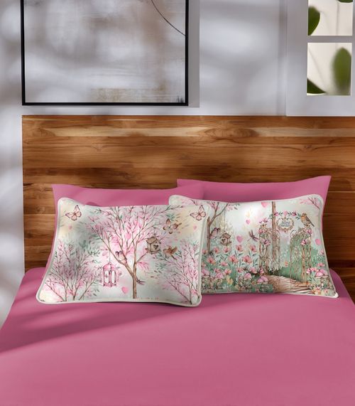 Jogo de Cama Casal Aqua Fun Vivaldi Rosa