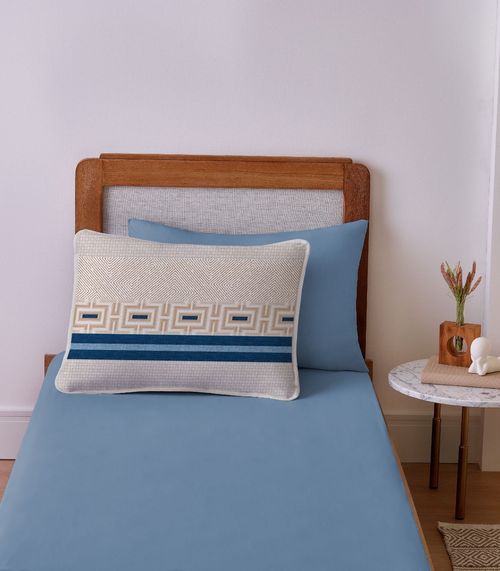 Jogo de Cama Solteiro 2pçs Vivaldi Azul