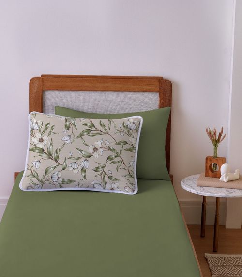 Jogo de Cama Solteiro 2pçs Vivaldi Verde