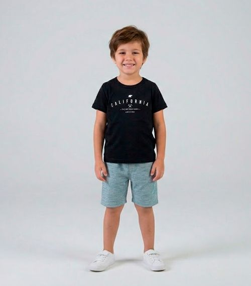 Conjunto Infantil Camiseta e Bermuda Select Azul