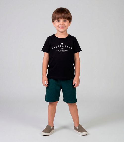 Conjunto Infantil Camiseta e Bermuda Select Verde