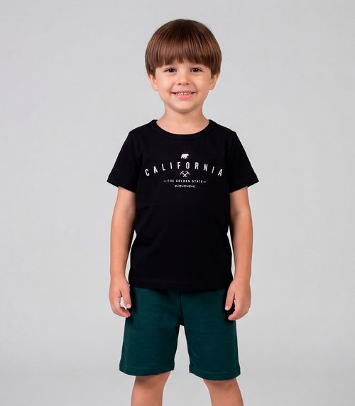 Conjunto Infantil Camiseta e Bermuda Select Verde