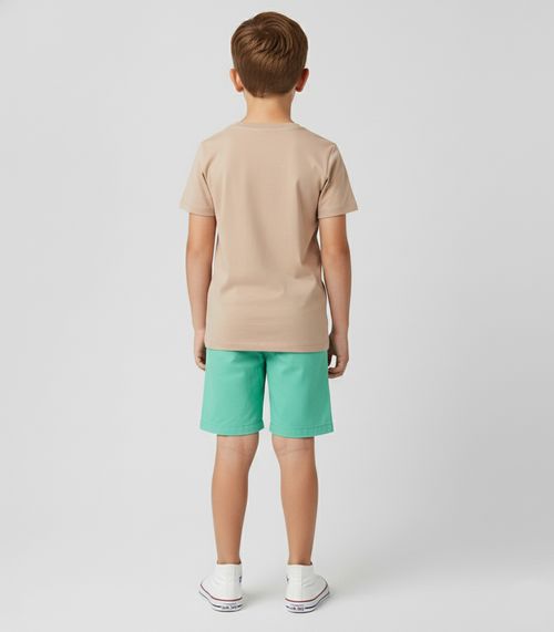 Conjunto Infantil Camiseta Com Bermuda Select Marrom