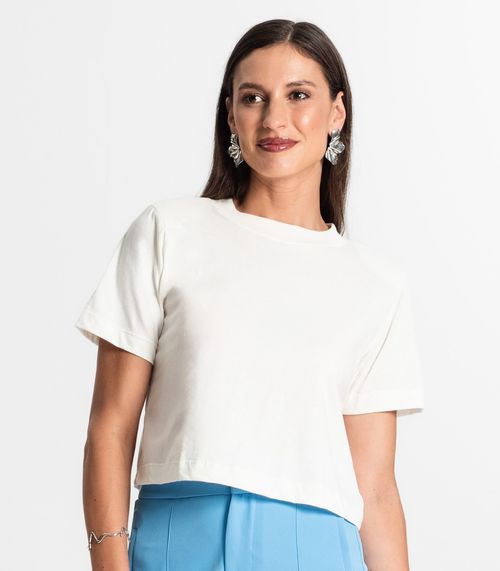 Camiseta Feminina Rovitex Bege