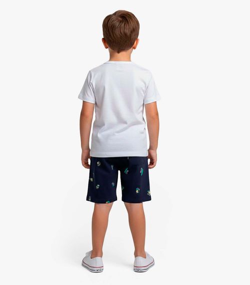 Conjunto Infantil Camiseta e Bermuda Select Azul