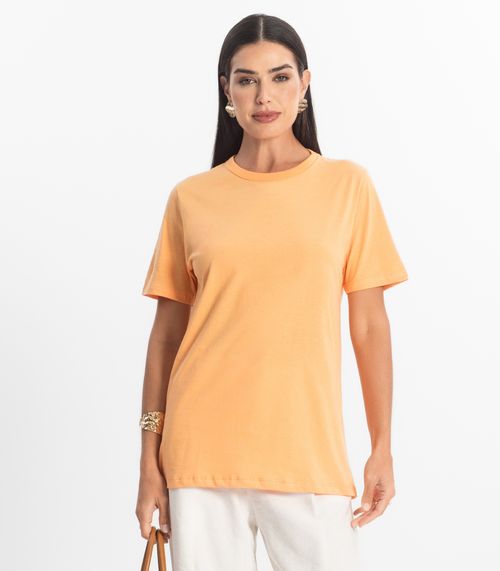 Camiseta Básica Unissex Rovitex Laranja