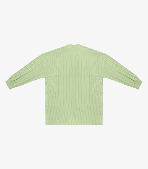 Cardigan Feminino Pluz Size Infinita Cor Verde