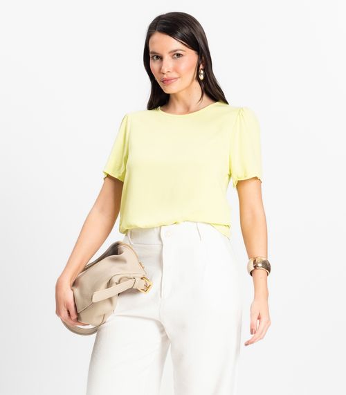 Blusa Feminina Em Viscose Infinita Cor Verde