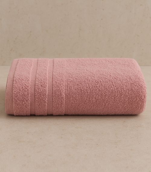 Toalha De Rosto Low Twist Trace Toque Macio Rozac Rosa