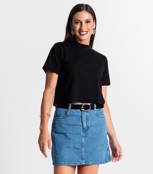 Camiseta Feminina Rovitex Preto