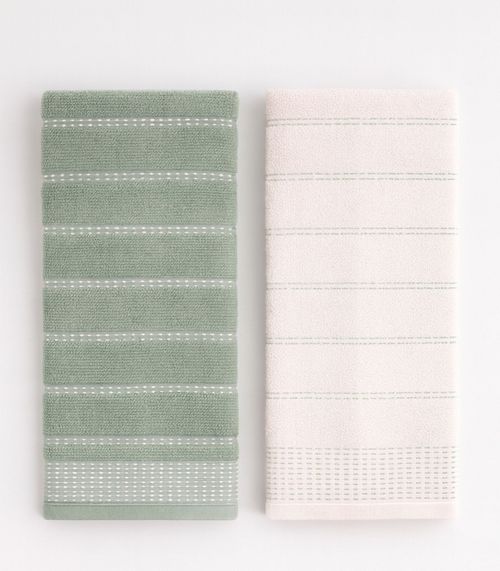 Kit Pano De Copa Cozinha Atlantica Verde