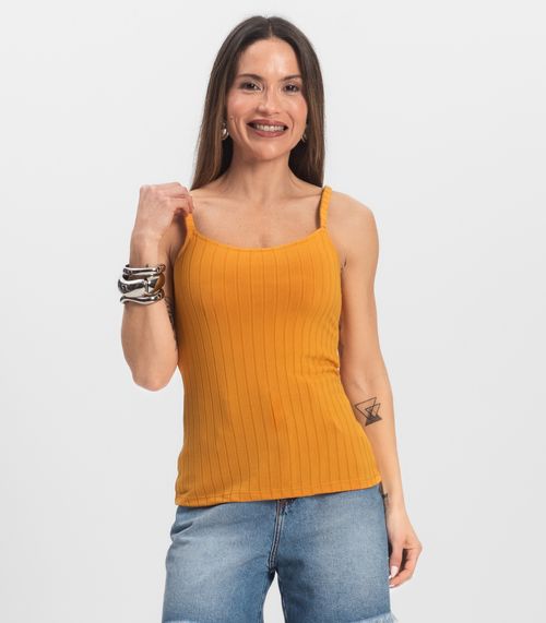 Blusa Feminina De Alça Select Amarelo