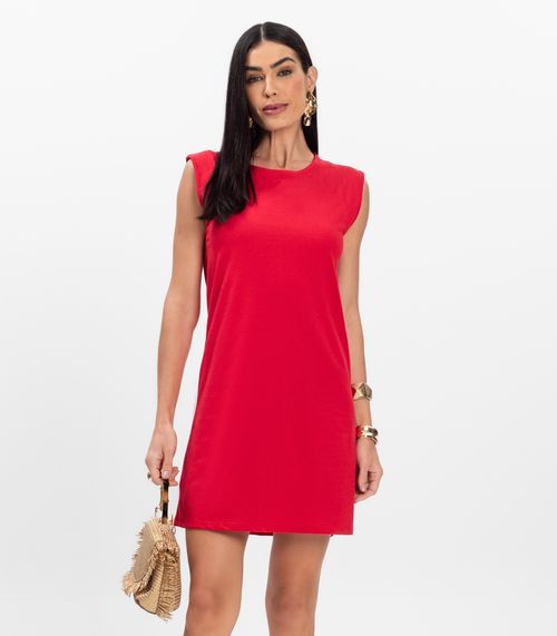 Vestido Liso Feminino Select Vermelho