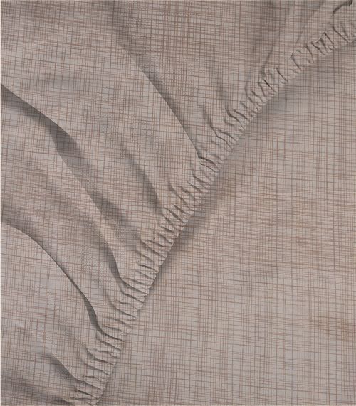 Jogo De Cama 4 Peças Supercal Queen Corttex Bege