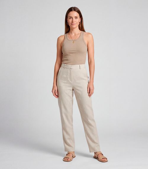 Regata Nadador Feminina Em Poliamida Sea Surf Bege