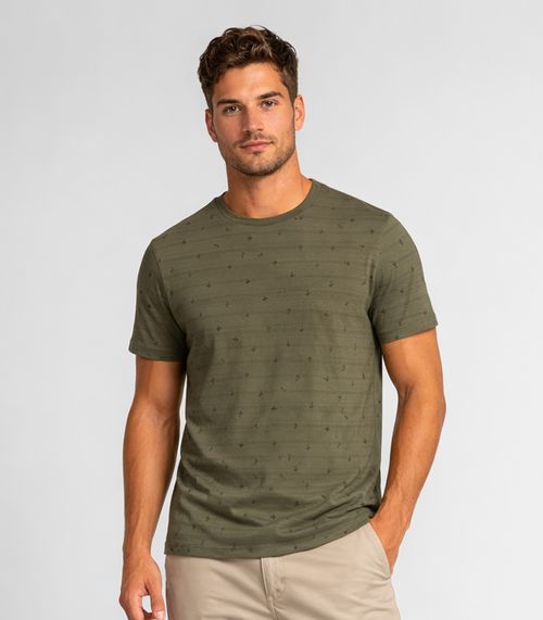 Camiseta Masculina Básica Select Verde