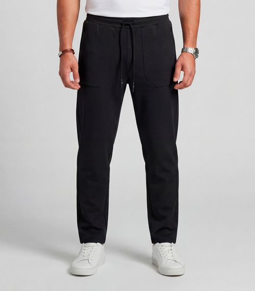 Calça Masculina Moletom Felpado Diametro Preto