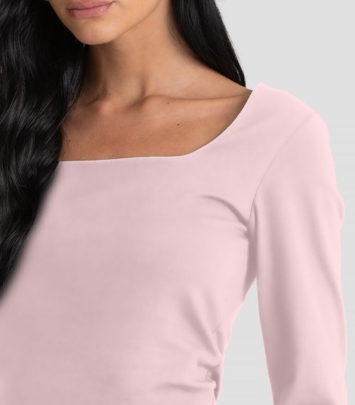 Blusa Feminino  Manga Longa Dianna Rosa