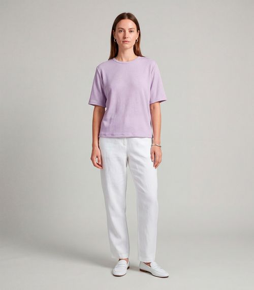 Blusa Feminina 100% Poliéster Básica Infinita Cor Roxo