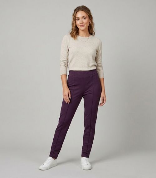 Legging Feminina Recorte Na Frente Infinita Cor Roxo