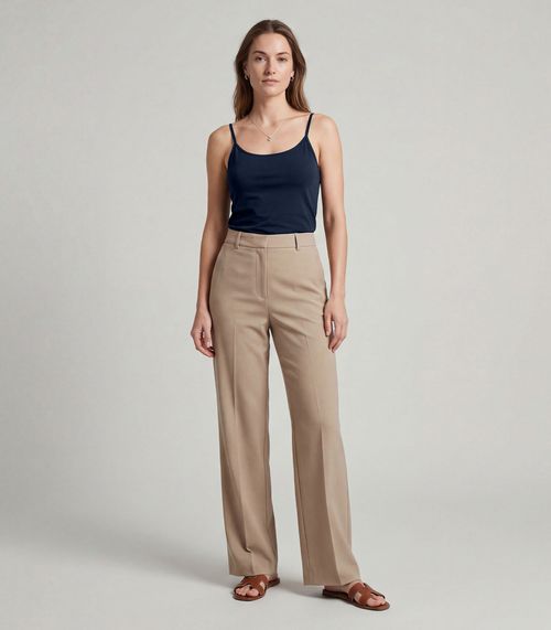 Blusa Feminina Com Decote Em V Infinita Cor Azul