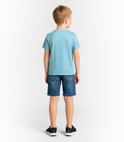 Camiseta Infantil Masculina Infinita Cor Azul