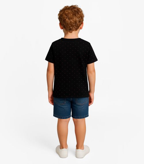 Camiseta Infantil Masculina Infinita Cor Preto