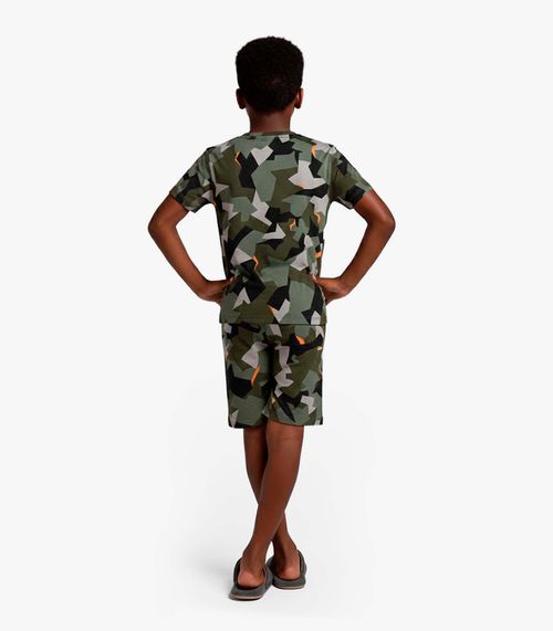 Pijama Infantil Camiseta e Bermuda Select Verde