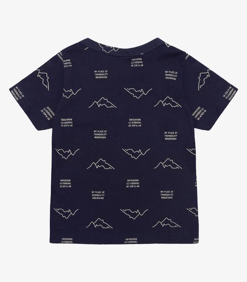 Camiseta Infantil Masculina Animais Infinita Cor Azul