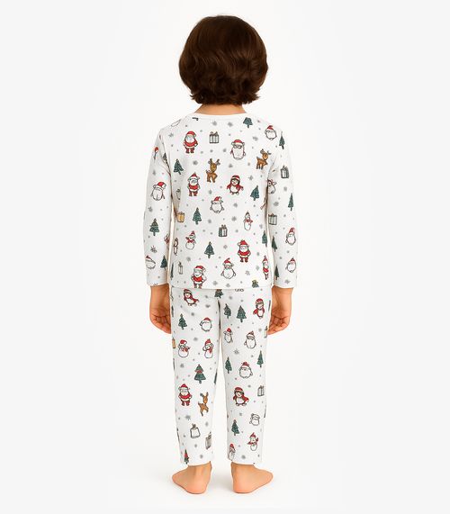 Pijama Menino Infantil Select Bege