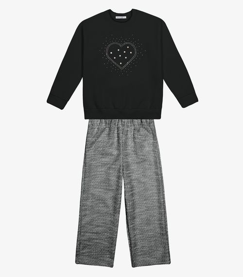 Conjunto Blusa com Calça Trick Nick Preto