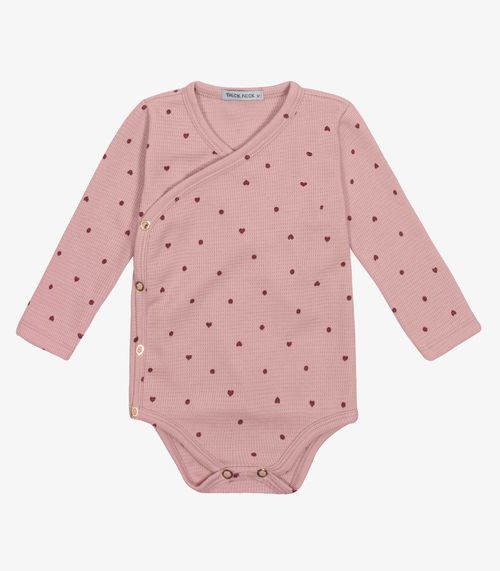 Body Feminino Em Malhão Estampado Trick Nick Rosa