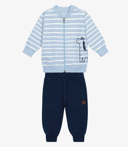 Conjunto Jaqueta com calça Menino Trick Nick Azul