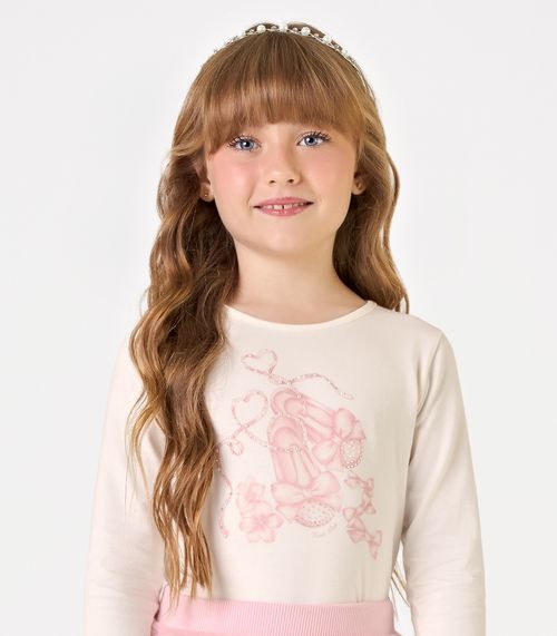Conjunto Blusa Com Saia Trick Nick Rosa