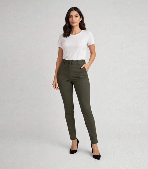 Calça Feminina Bengaline Renaluci Verde