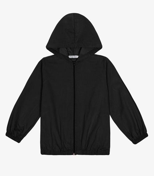 Jaqueta Com Capuz Masculino Cotelê Trick Nick Preto